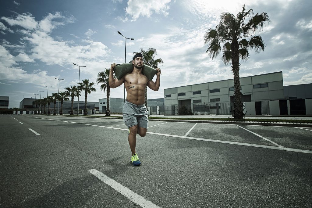 Hombre corriendo