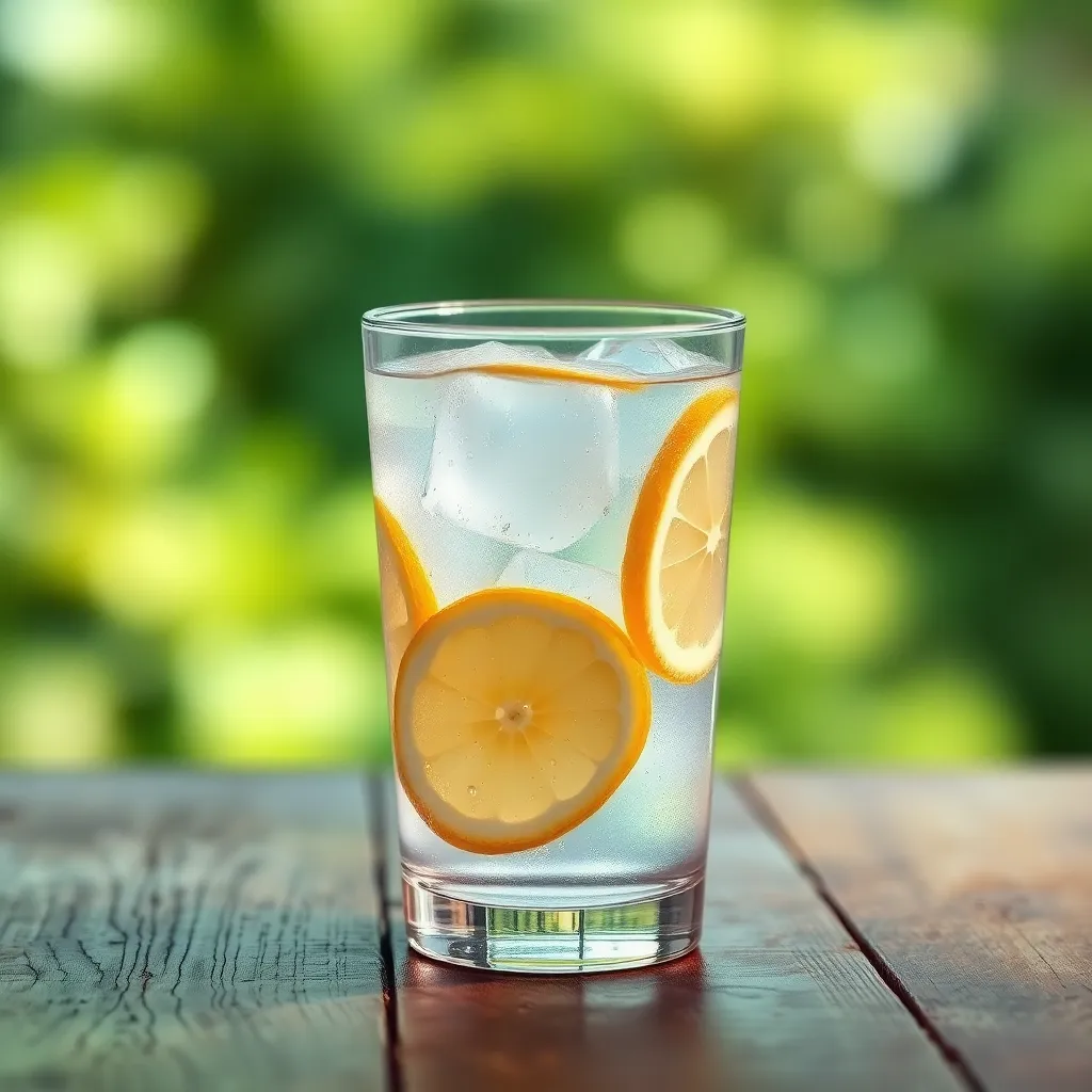 Agua con limón