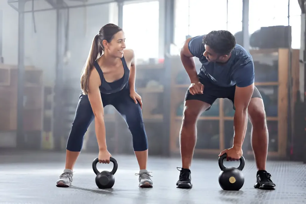 ejercicio en pareja