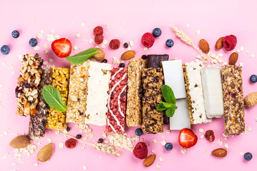 barras de snacks saludables